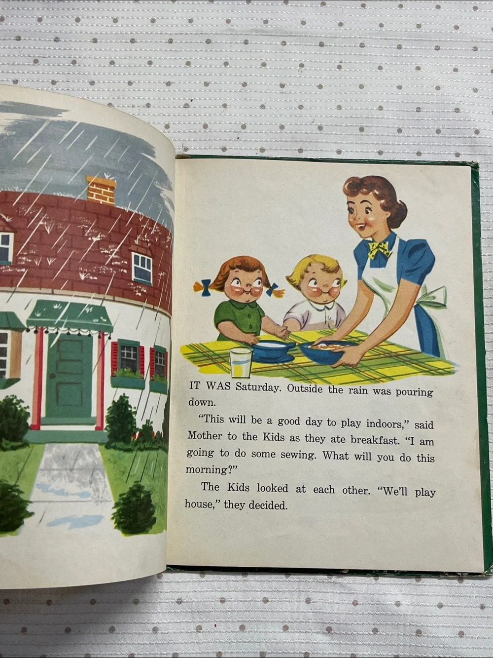 50’s The Campbell Kids at Home - Vintage Children's Book 1954